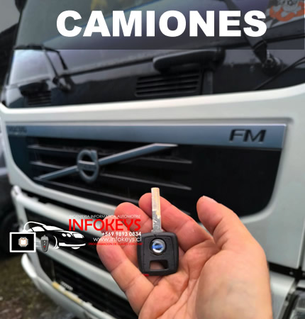 Copias de llaves con chip camiones