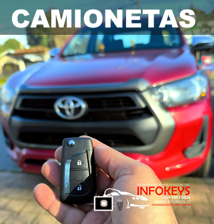 Copias de llaves con chip camionetas